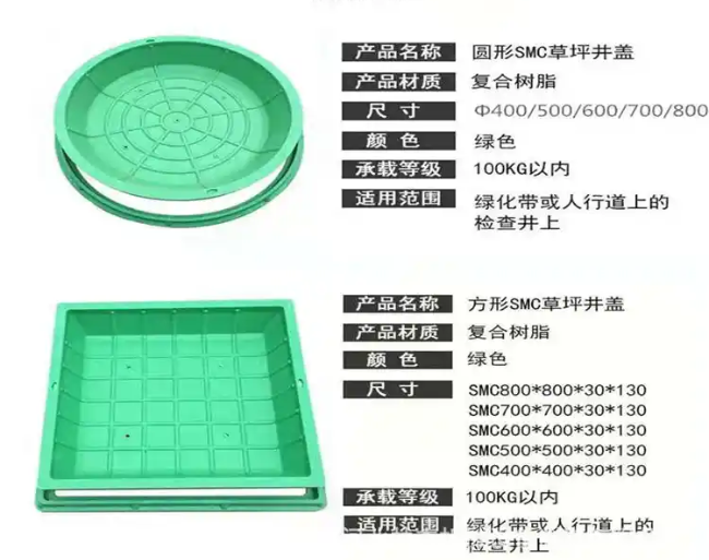 桦南树脂复合种植井盖展示